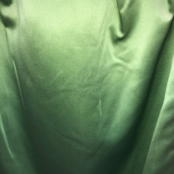 Size 6 Knee-Length Bridesmaid Dress, Apple, Fern Green, Pistachio Satin, Cruise - Picture 3 of 5